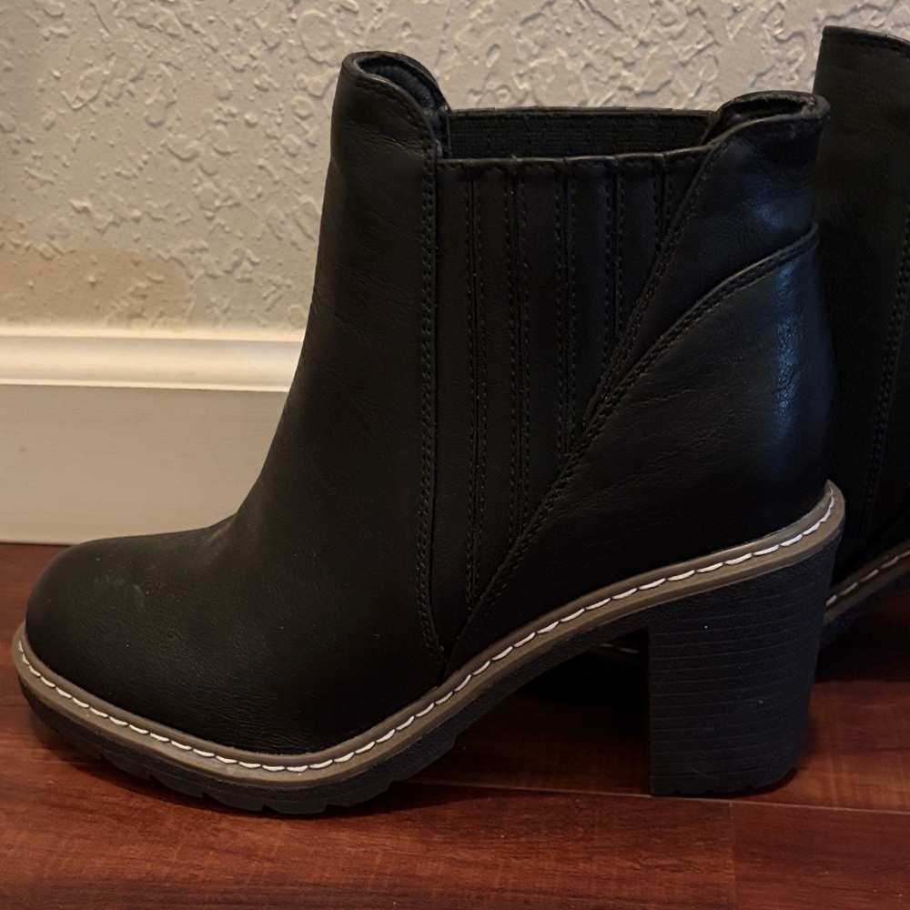 Corkys Black Ankle Booties